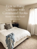 How to Hang Curtains with Command Hooks (Renter Friendly Hack!)